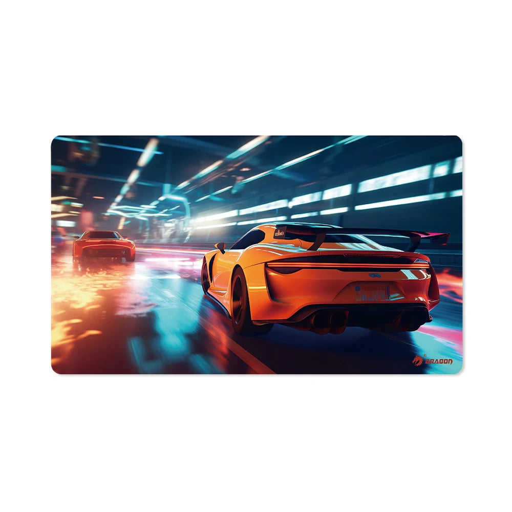 Gaming Rubber Cartoon Mouse Pad Large Desk Mat with Extended Edge Customizable Stitched Design for Office/Home Use