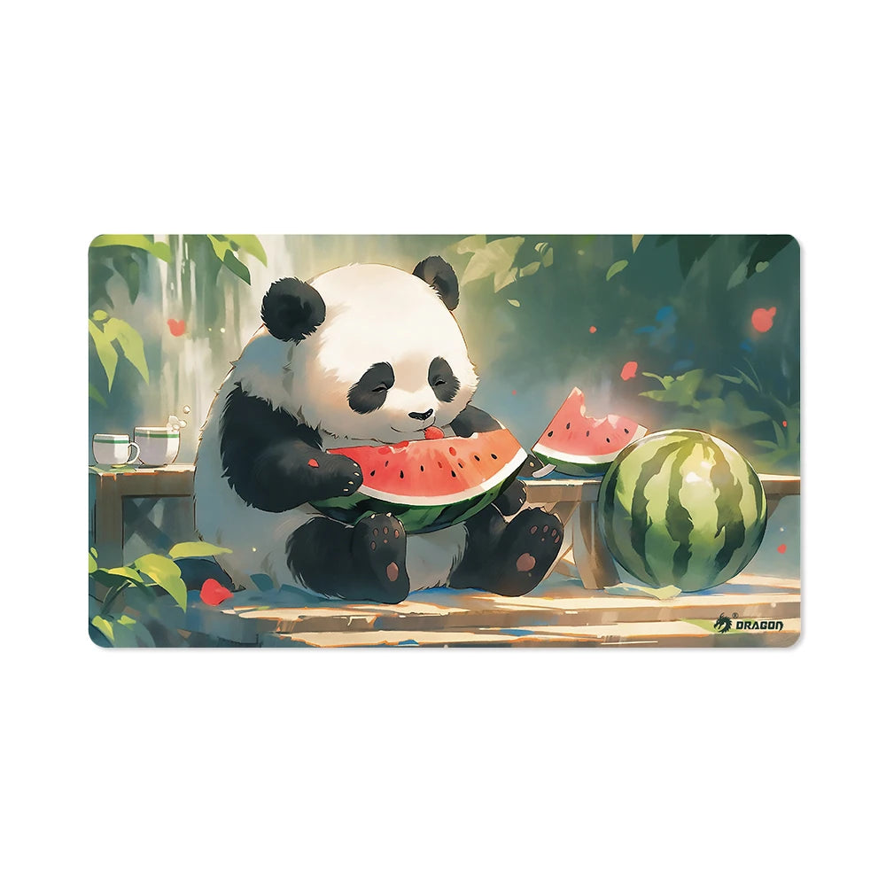 Gaming Rubber Cartoon Mouse Pad Large Desk Mat with Extended Edge Customizable Stitched Design for Office/Home Use