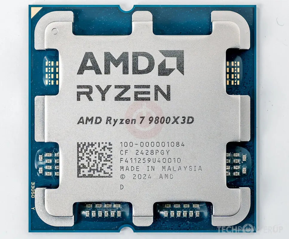 AMD Ryzen 7 9800X3D 8-Core 16-Thread Processor 4.7GHz 120W L3=96M DDR5 NEW Socket AM5 4NM R7 9800X3D but No Fan