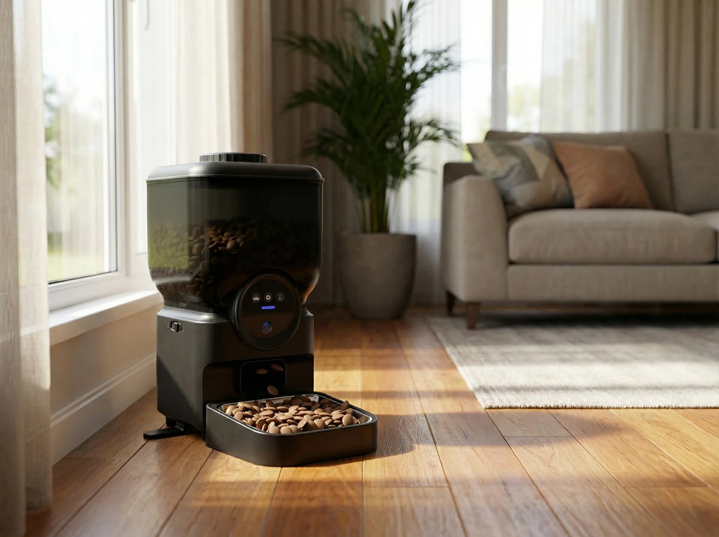 Automatic Cat Feeder Rechargeable Wifi Smart Pet Feeder App Controlled Cat Feeder With Camera Built-in Battery Cat Dog Feeder