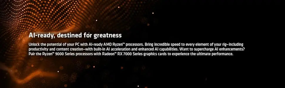 AMD Ryzen 7 9800X3D 8-Core 16-Thread Processor 4.7GHz 120W L3=96M DDR5 NEW Socket AM5 4NM R7 9800X3D but No Fan