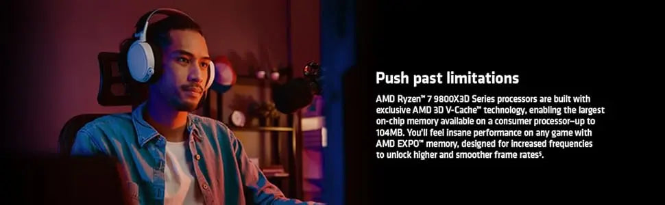 AMD Ryzen 7 9800X3D 8-Core 16-Thread Processor 4.7GHz 120W L3=96M DDR5 NEW Socket AM5 4NM R7 9800X3D but No Fan